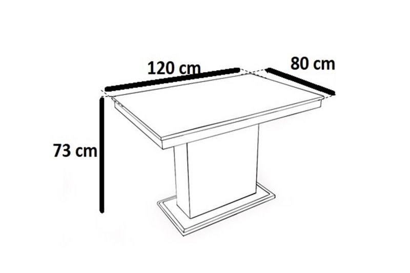 K525 étkező Flóra asztallal (4 személyes)