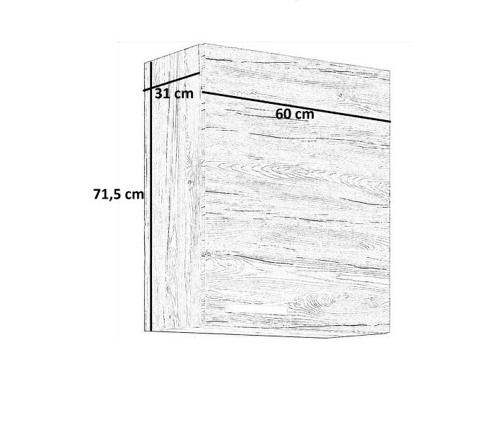 Palmi konyha 60 G-72 1F