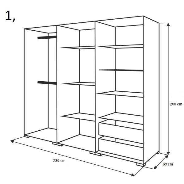 Box gardrób 239