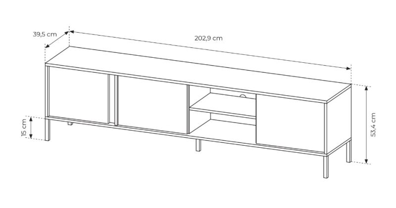 Merry Tv állvány 203 3D
