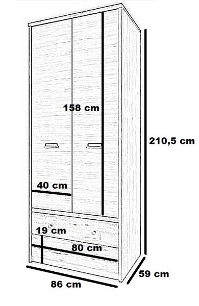 Diaz gardrób 86