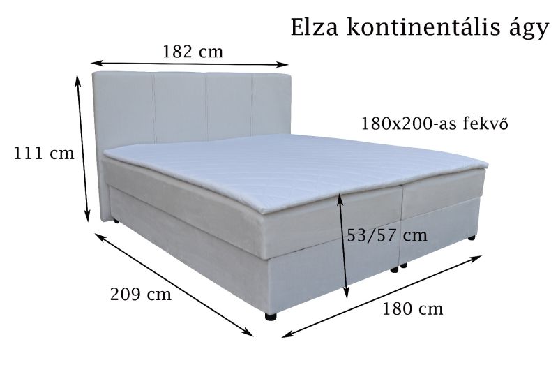 Elza boxspring ágy