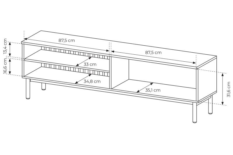 Delano 180 2D Tv állvány