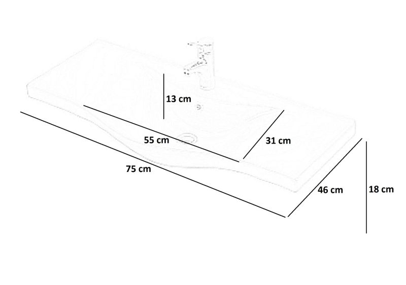 Basic(75) fürdőszoba összeállítás I.