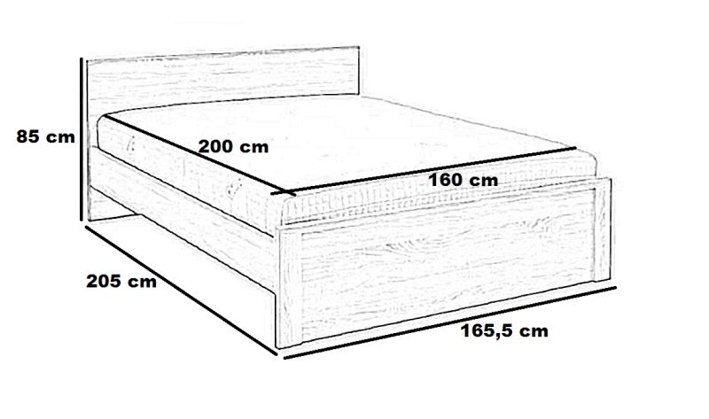 Norty Typ 8 ágykeret 160 cm