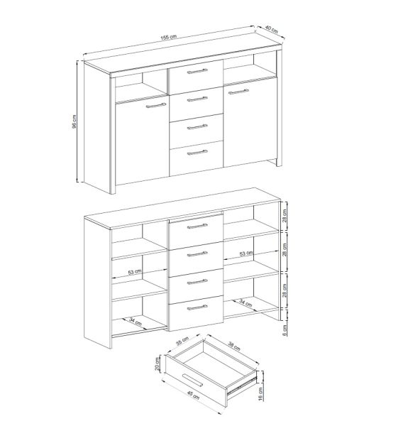 Zend SK155 komód