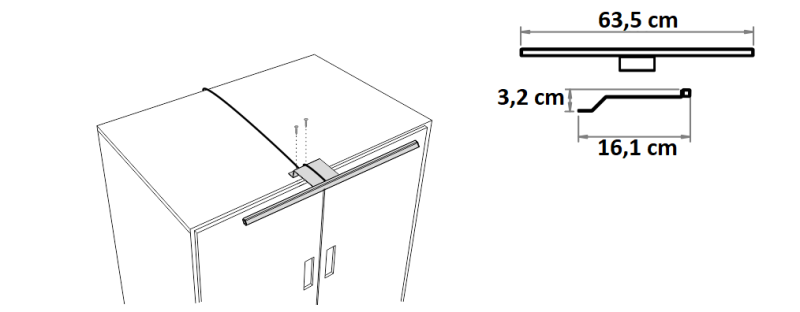 Delux gardrób 150