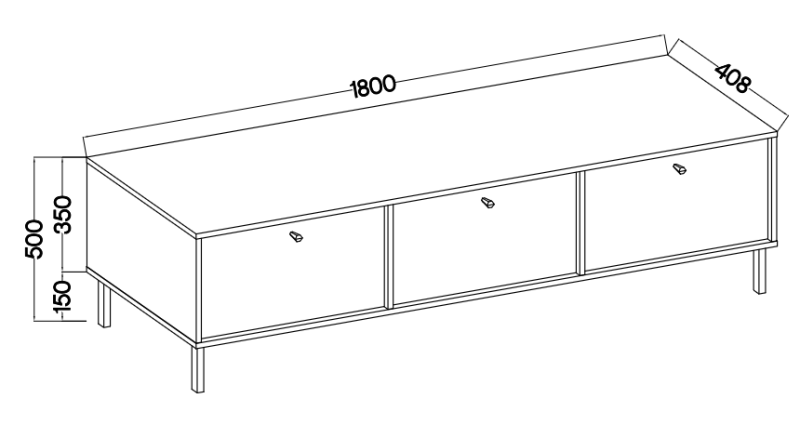 Nerin 3K Tv állvány