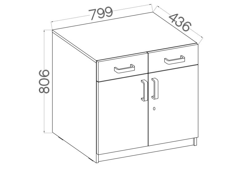 Dalva 105 alsó elem