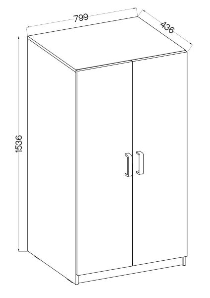 Dalva 108 szekrény