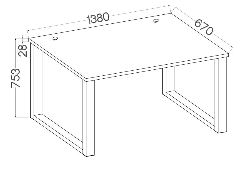 Dalva 150 asztal