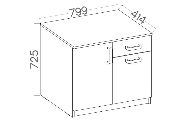 Dalva 820 komód