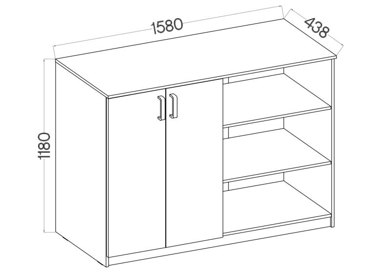 Dalva  830 komód