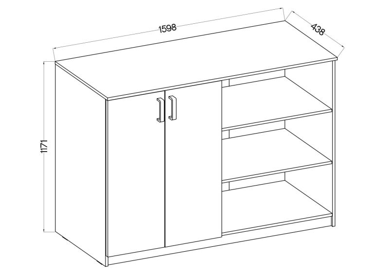 Dalva 850 komód
