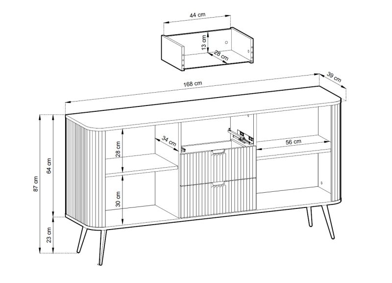 Arista KSZ168 komód