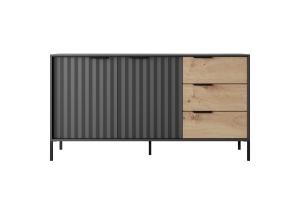 Brono black 153 2D3S komód